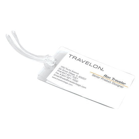 Set of 3 Self-Laminating Luggage Tags
