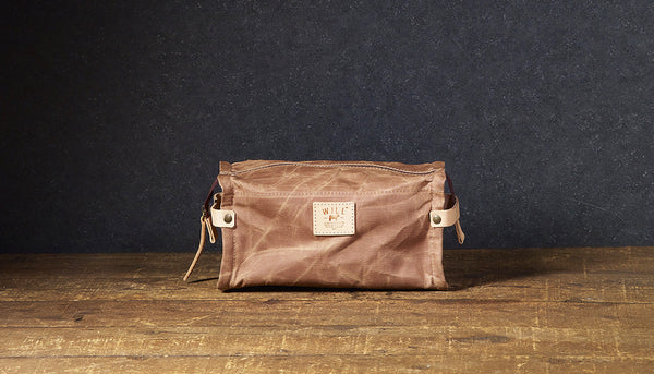 Waxed Canvas Travel Kit
