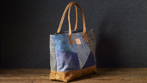 Batik Patchwork Tote