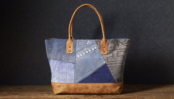 Batik Patchwork Tote