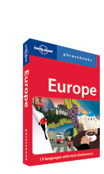 Lonely Planet Europe Phrasebook