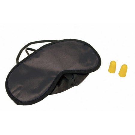 Eye Mask and Set of Ear Plugs