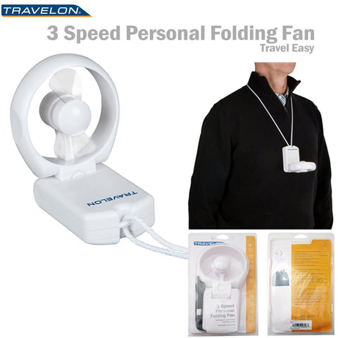 3-Speed Personal Folding Fan