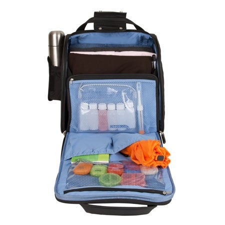 Wheeled Underseat Carry-On with add on Tote
