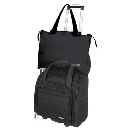 Wheeled Underseat Carry-On with add on Tote