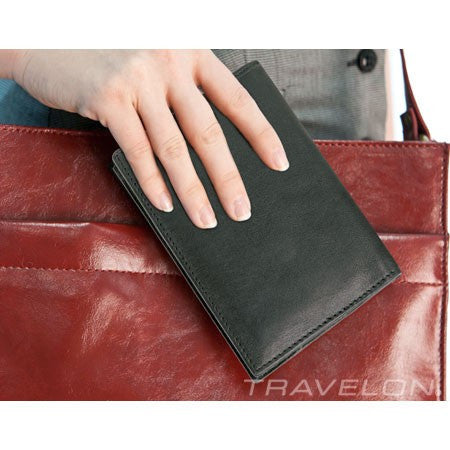 Safe ID Classic Leather Passport Case