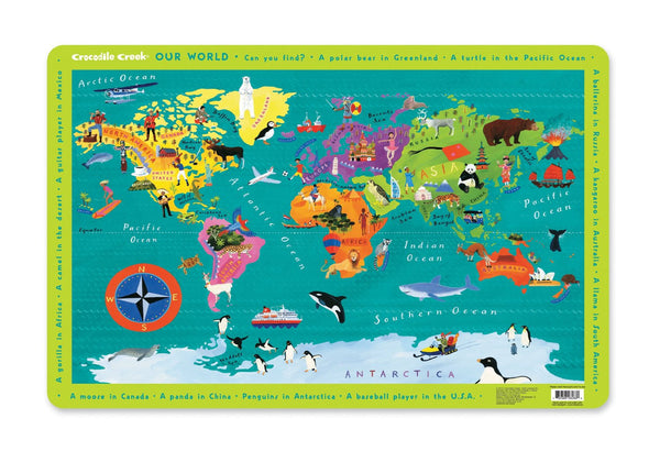 Kids Placemat - Our World