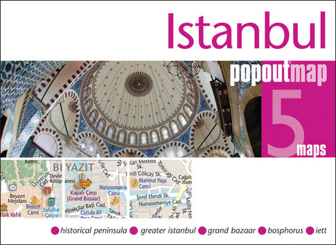 Istanbul Turkey Popout Map