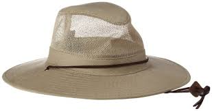 Twill Mesh Safari Hat